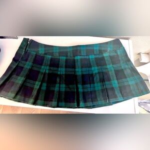Lip service 1990s Y2K micro, mini schoolgirl skirt